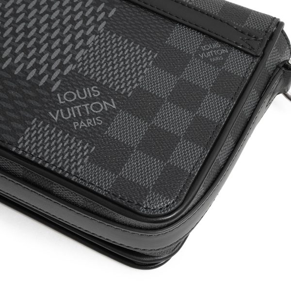 200012616019 11 Louis Vuitton Studio Messenger Bag Damier Graphite Black Leather