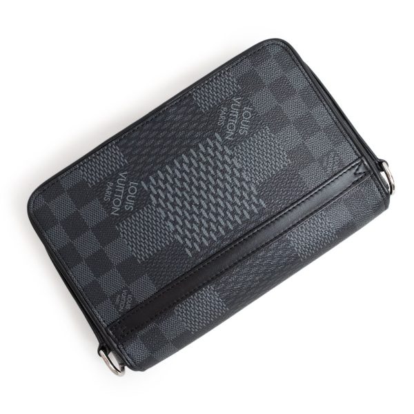 200012616019 7 Louis Vuitton Studio Messenger Bag Damier Graphite Black Leather