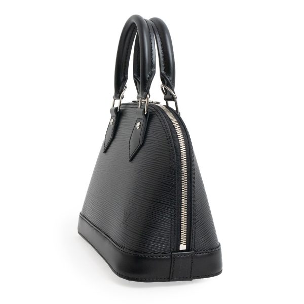 200012618019 5 Louis Vuitton Alma BB Shoulder Handbag Epi Leather Noir Silver