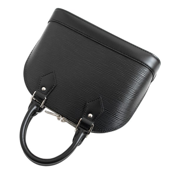 200012618019 6 Louis Vuitton Alma BB Shoulder Handbag Epi Leather Noir Silver