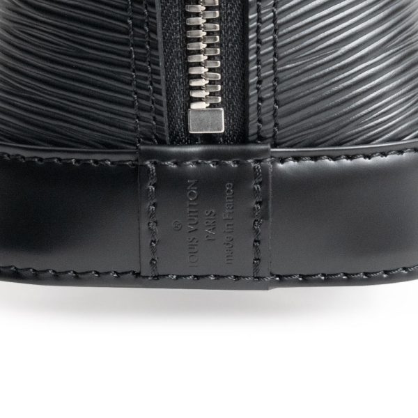 200012618019 9 Louis Vuitton Alma BB Shoulder Handbag Epi Leather Noir Silver