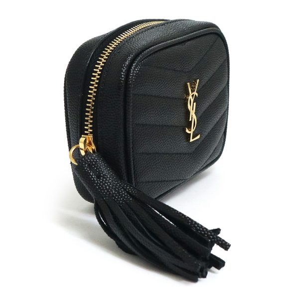 200012696019 4 Saint Laurent Paris Chain Shoulder Bag Black