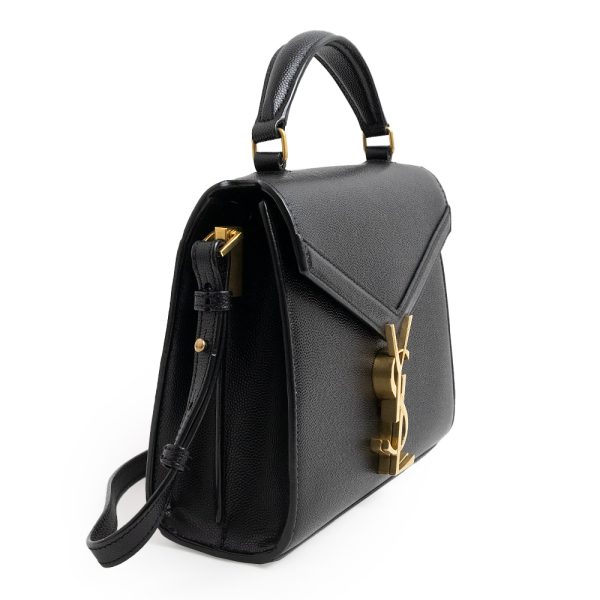 200012728019 5 Yves Saint Laurent Cassandra Shoulder Handbag Calfskin Black