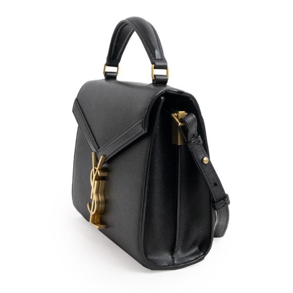 200012728019 6 Yves Saint Laurent Cassandra Shoulder Handbag Calfskin Black
