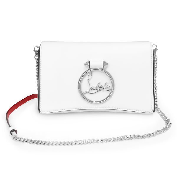 200012732019 Christian Louboutin Clutch Shoulder Bag White