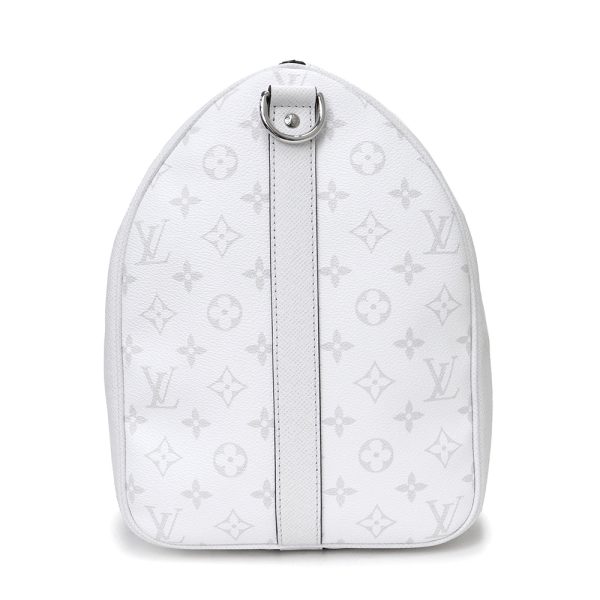 200012737019 4 Louis Vuitton Bandouliere Taiga Leather Monogram Taigarama White