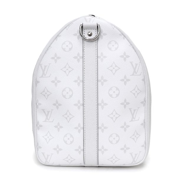 200012737019 5 Louis Vuitton Bandouliere Taiga Leather Monogram Taigarama White