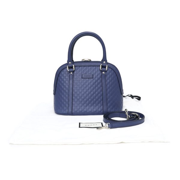 200012794019 2 Gucci Mini Shoulder Handbag Crossbody Leather Blue