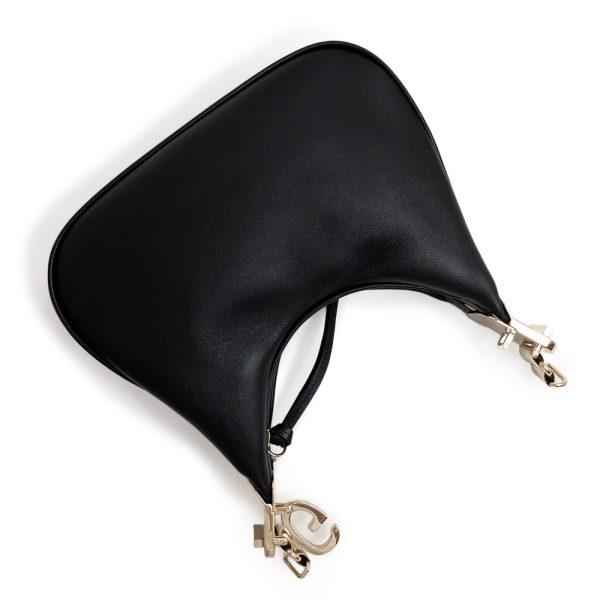 200012820019 6 GUCCI Attach Small Shoulder Bag Crossbody Leather Black