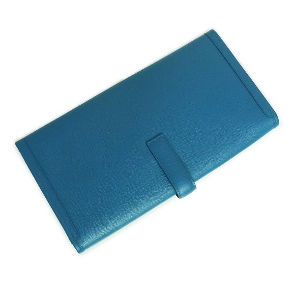 200012946019 7 Hermes Jige Elan 29 Second Clutch Bag Vaux Epson Leather Blue