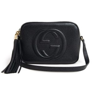200012963019 Saint Laurent Lou Camera Leather Shoulder Bag Black
