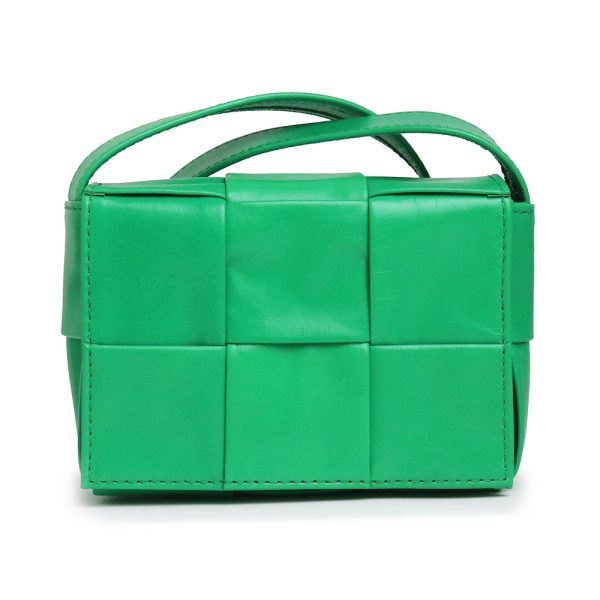 200012966019 Bottega Veneta Candy Cassette Shoulder Bag Green