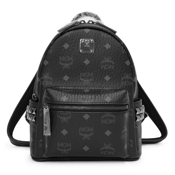 200012972019 Mcm Side Studs Visetos Rucksack Backpack Black