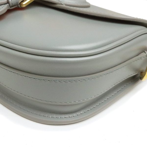 200012975019 10 Christian Dior Bobby Small 30 Montaigne Shoulder Bag Calf Leather Gray