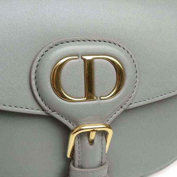 200012975019 11 Christian Dior Bobby Small 30 Montaigne Shoulder Bag Calf Leather Gray