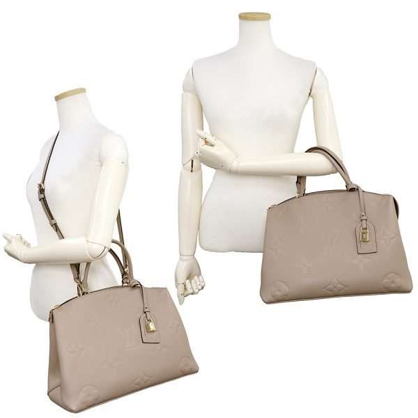 200013023019 8 Louis Vuitton Grand Palais Monogram Shoulder Handbag Tourtrail Beige