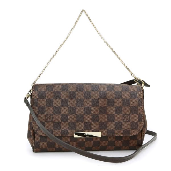 200013027019 Louis Vuitton Favorite MM 2way Shoulder Bag Damier Brown