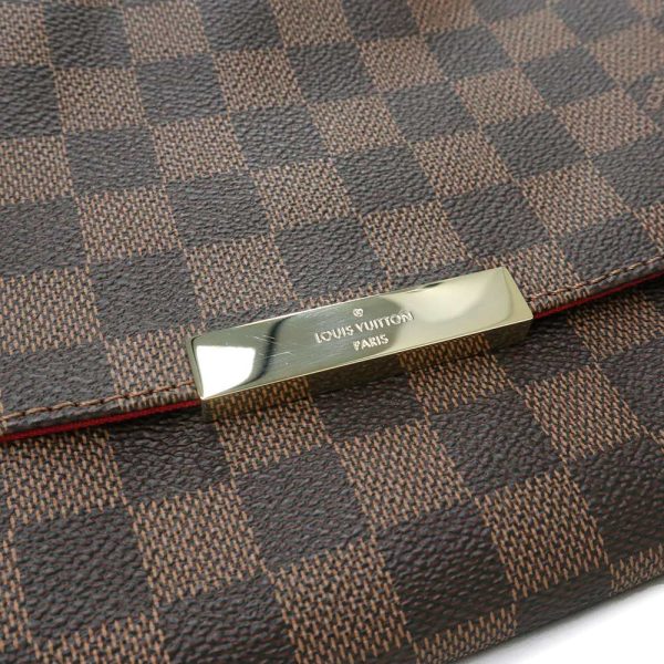 200013027019 11 Louis Vuitton Favorite MM 2way Shoulder Bag Damier Brown