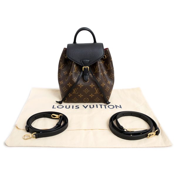 200013031019 2 Louis Vuitton Montsouris NM BB Backpack Monogram Brown