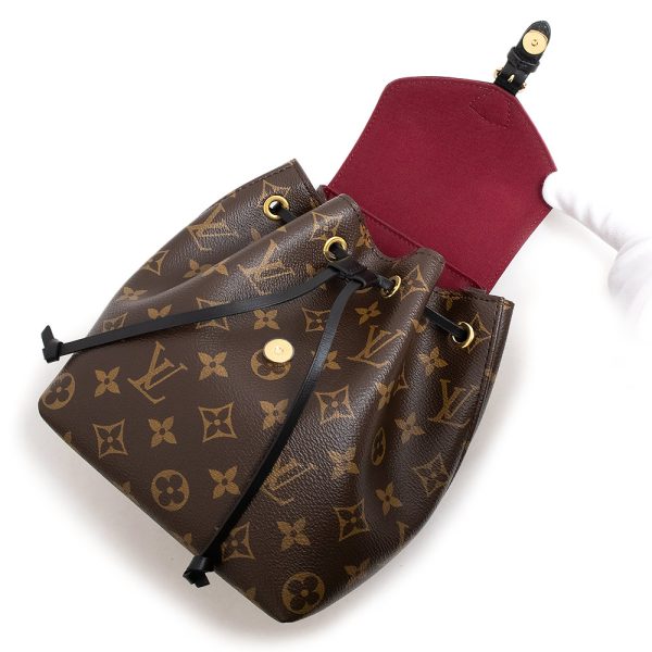 200013031019 3 Louis Vuitton Montsouris NM BB Backpack Monogram Brown