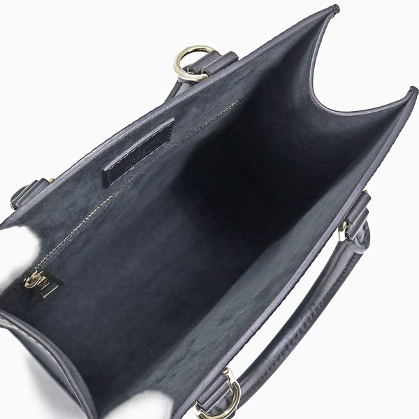 200013141019 3 Louis Vuitton Sac Plat BB Shoulder Handbag Epi Leather Black