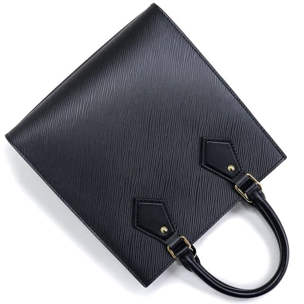 200013141019 6 Louis Vuitton Sac Plat BB Shoulder Handbag Epi Leather Black