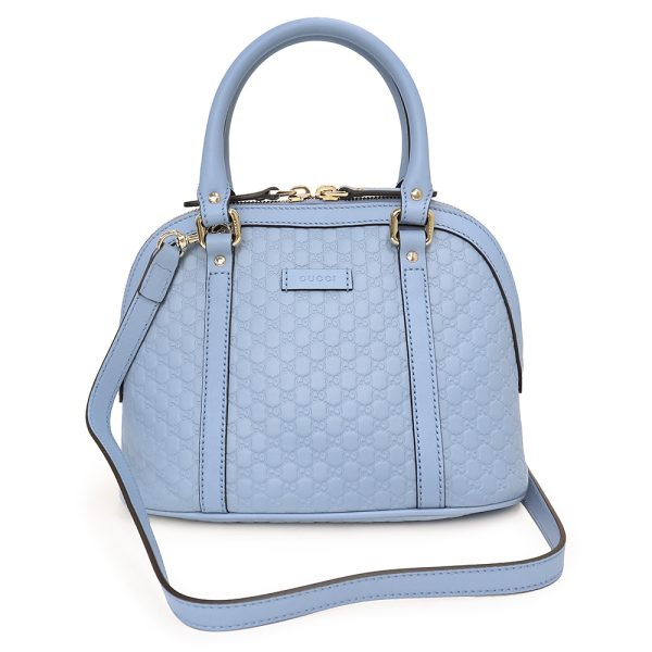 200013148019 Gucci Mini Shoulder Handbag Leather Light Blue