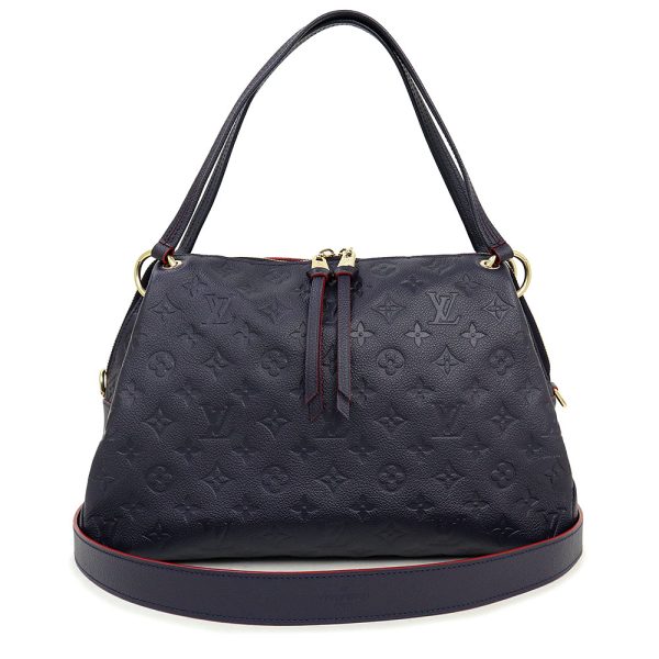 200013153019 Louis Vuitton Ponthu Shoulder Handbag Monogram Empreinte Marine Rouge