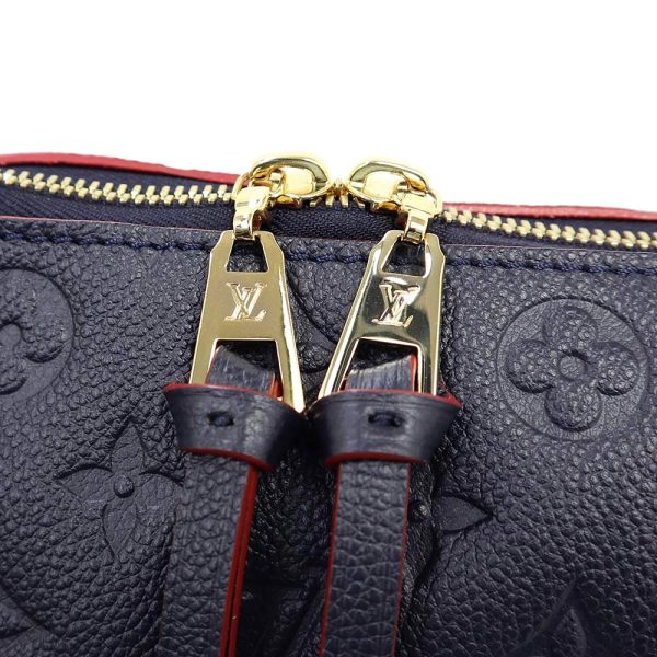 200013153019 11 Louis Vuitton Ponthu Shoulder Handbag Monogram Empreinte Marine Rouge