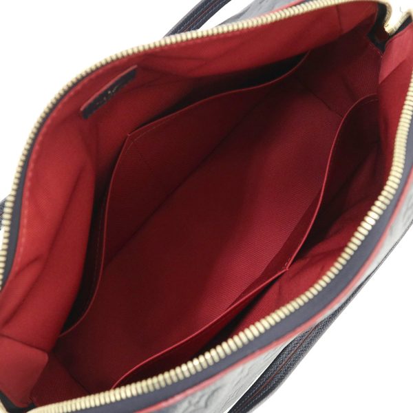 200013153019 3 Louis Vuitton Ponthu Shoulder Handbag Monogram Empreinte Marine Rouge