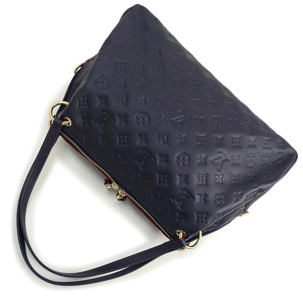 200013153019 6 Louis Vuitton Ponthu Shoulder Handbag Monogram Empreinte Marine Rouge