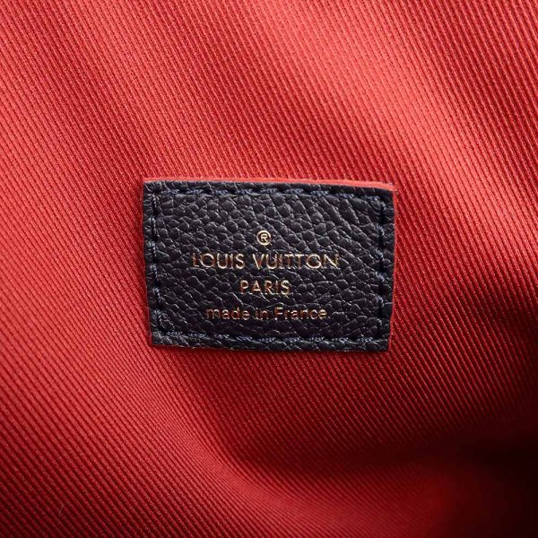 200013153019 9 Louis Vuitton Ponthu Shoulder Handbag Monogram Empreinte Marine Rouge