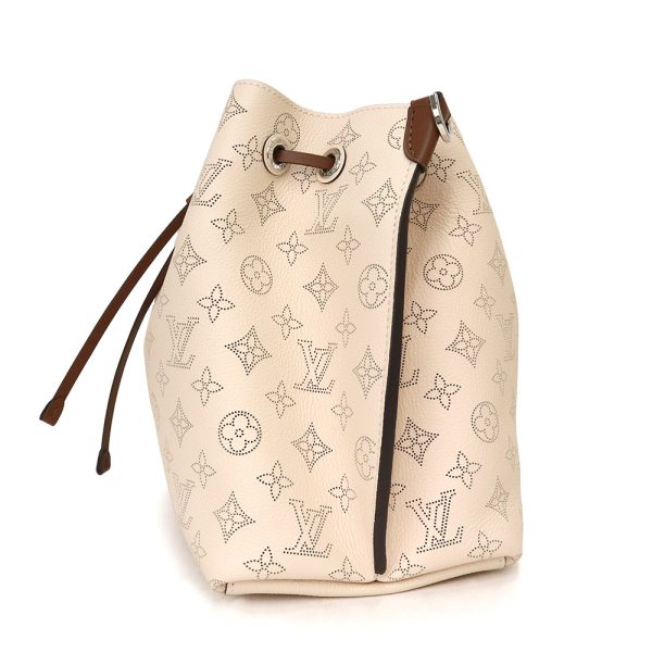 200013154019 4 Louis Vuitton Mulia Leather Crossbody and Handbag Beige