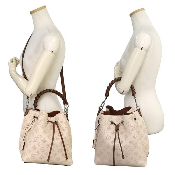 200013154019 8 Louis Vuitton Mulia Leather Crossbody and Handbag Beige