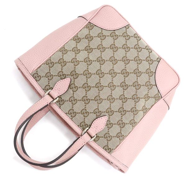 200013260019 5 Gucci Mini Shoulder GG Canvas Leather Beige Pink