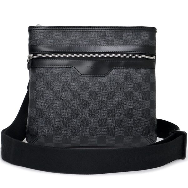 200013291019 Louis Vuitton Thomas Shoulder Bag Damier Graphite Black