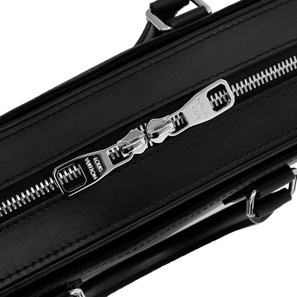 200013295019 10 LOUIS VUITTON Dandy Briefcase Leather Shoulder Crossbody Noir Black