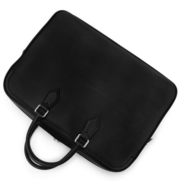 200013295019 5 LOUIS VUITTON Dandy Briefcase Leather Shoulder Crossbody Noir Black