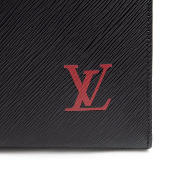 200013296019 10 Louis Vuitton Sac Pla PM Shoulder Handbag Epi Leather Noir Black