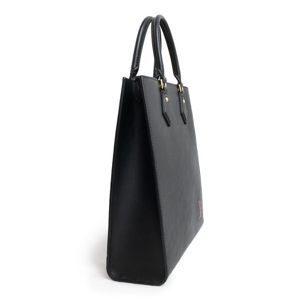 200013296019 4 Louis Vuitton Sac Pla PM Shoulder Handbag Epi Leather Noir Black