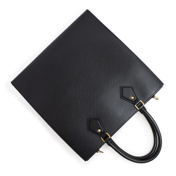 200013296019 6 Louis Vuitton Sac Pla PM Shoulder Handbag Epi Leather Noir Black