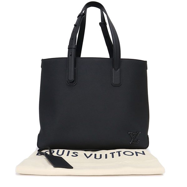 200013299019 2 Louis Vuitton LV Aerogram Fastline Tote Bag Cowhide Black