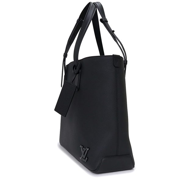 200013299019 5 Louis Vuitton LV Aerogram Fastline Tote Bag Cowhide Black