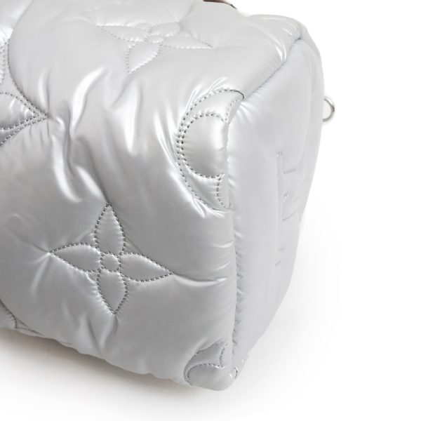 200013469019 10 Louis Vuitton LV Pillow Speedy Bandouliere 25 Nylon Crossbody Silver