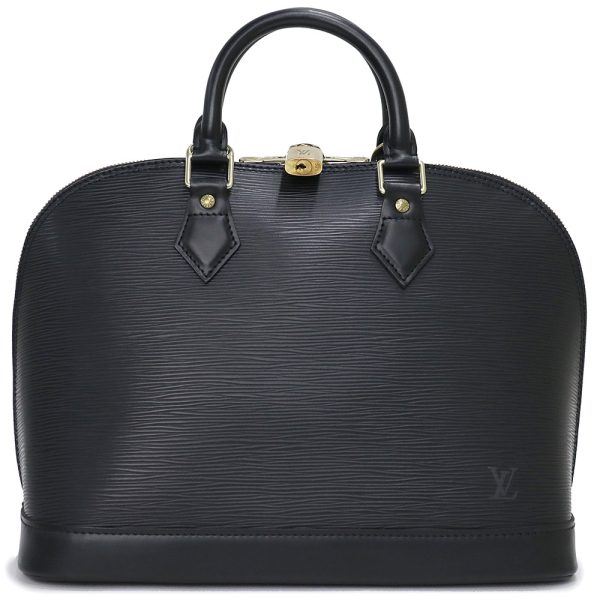 200013483019 Louis Vuitton Alma PM Handbag Epi Leather Noir Black