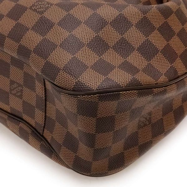 200013598019 10 LOUIS VUITTON Evora handbag Damier leather brown