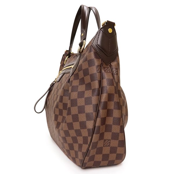 200013598019 4 LOUIS VUITTON Evora handbag Damier leather brown