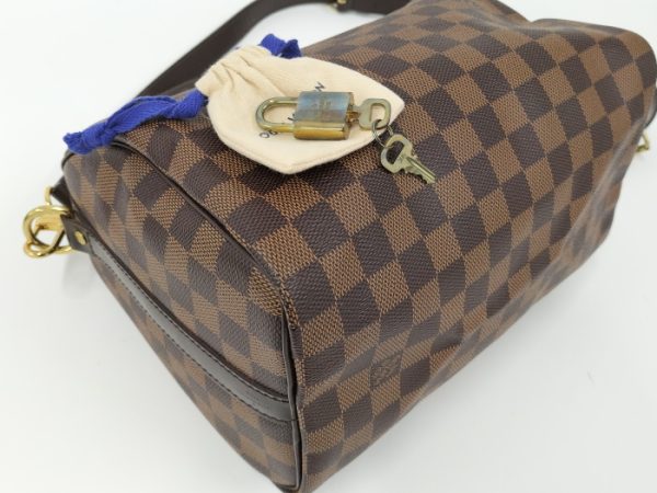 2000345252100147 3 Louis Vuitton Speedy Bandouliere Shoulder Bag Damier Ebene Brown