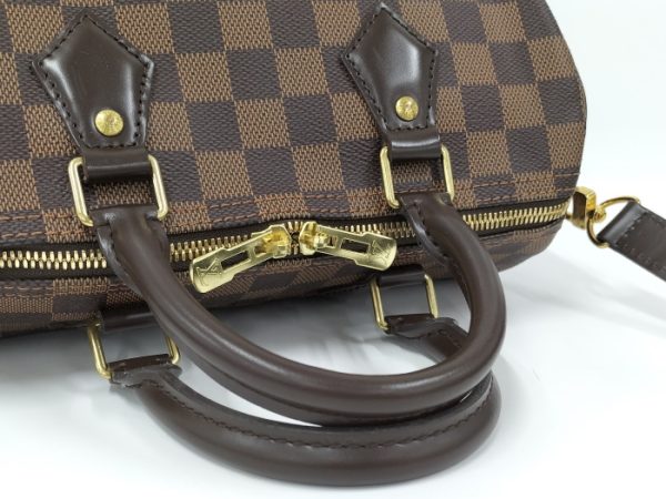 2000345252100147 4 Louis Vuitton Speedy Bandouliere Shoulder Bag Damier Ebene Brown