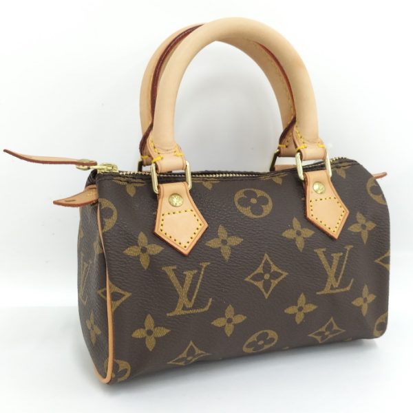 oplus 256 Louis Vuitton Mini Speedy Handbag Monogram Brown